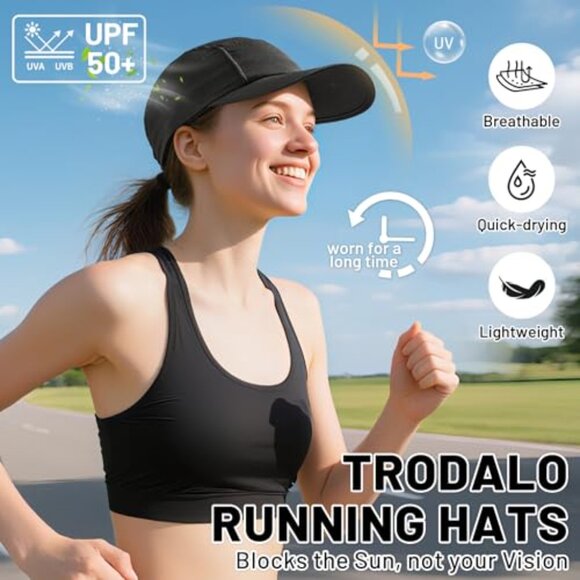 Lightweight Sport Cap Quick Drying Foldable UPF50+ Unstructured Design main image 8
